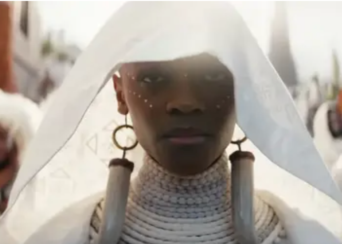 Black Panther Fans Wearing all White to the WAKANDA FOREVER Premiere