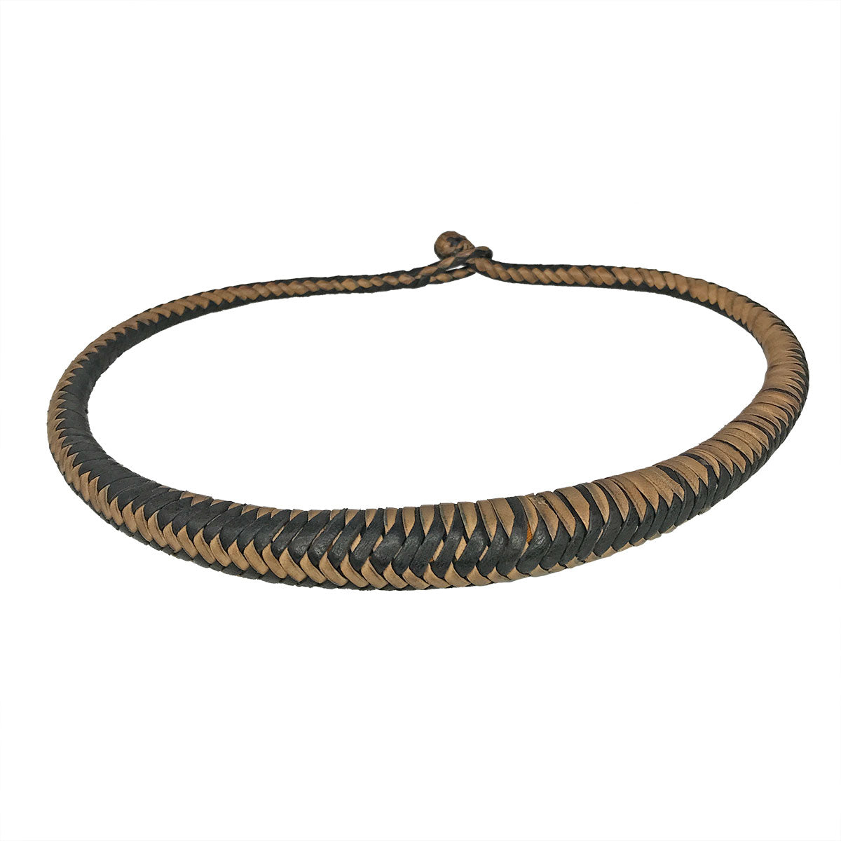 Multi-Color Leather Necklace | African Necklace | Ghanaian